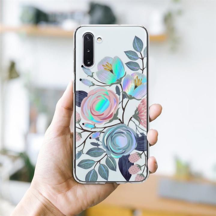 Actual product image Cadorabo IMD TPU Colorful Flowers & Leaves Cover (Samsung Galaxy Note 10)