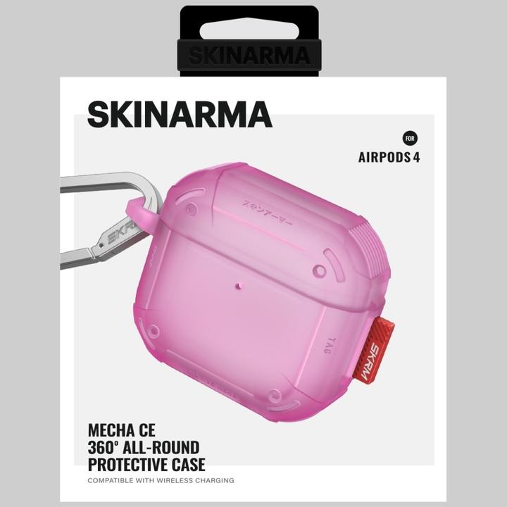 Image du produit Skinarma Case Mecha CE for AirPods 4 fuchsia (Manchon pour casque d'écoute)