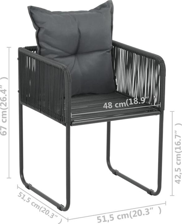 Produktbild vidaXL Essstuhl