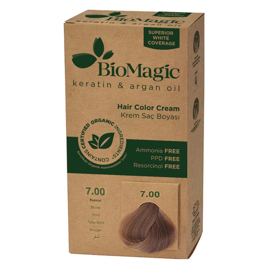 Biomagic, Haarkleur, Blonde Haarverf (7, 00) 250 G - (7, 00 Blond)