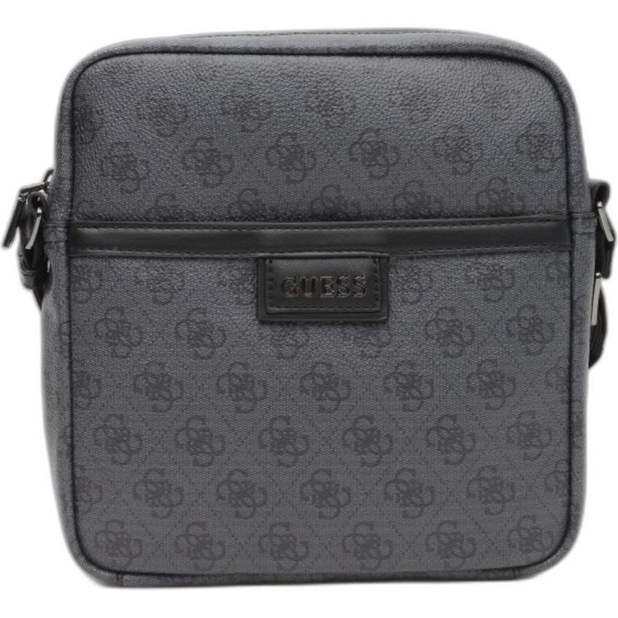 Guess Donna Nero Donne, Borsetta, Vezzola, Document Holder, Textile Crossbody Bag, Black, For Women,