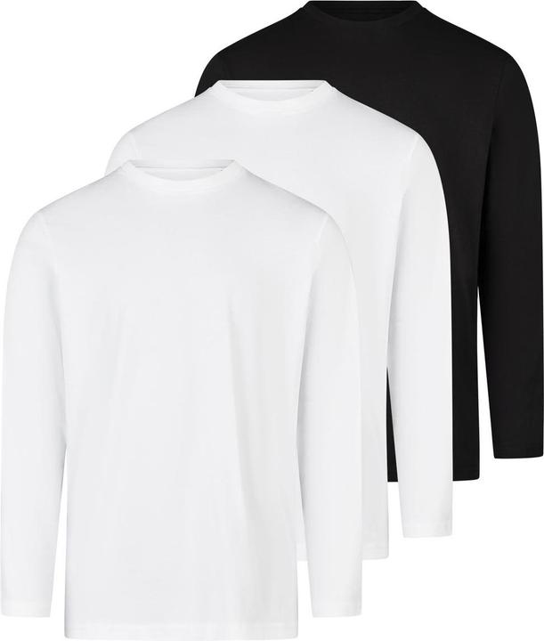 Produktbild Ragman 3er Pack Basic Langarmshirt (S)