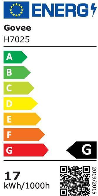 Label énergétique Govee Guirlande lumineuse (15 m)