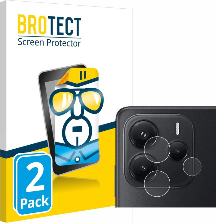Actual product image BROTECT Screen Protector Clear (2 Piece, Xiaomi Redmi Note 14)