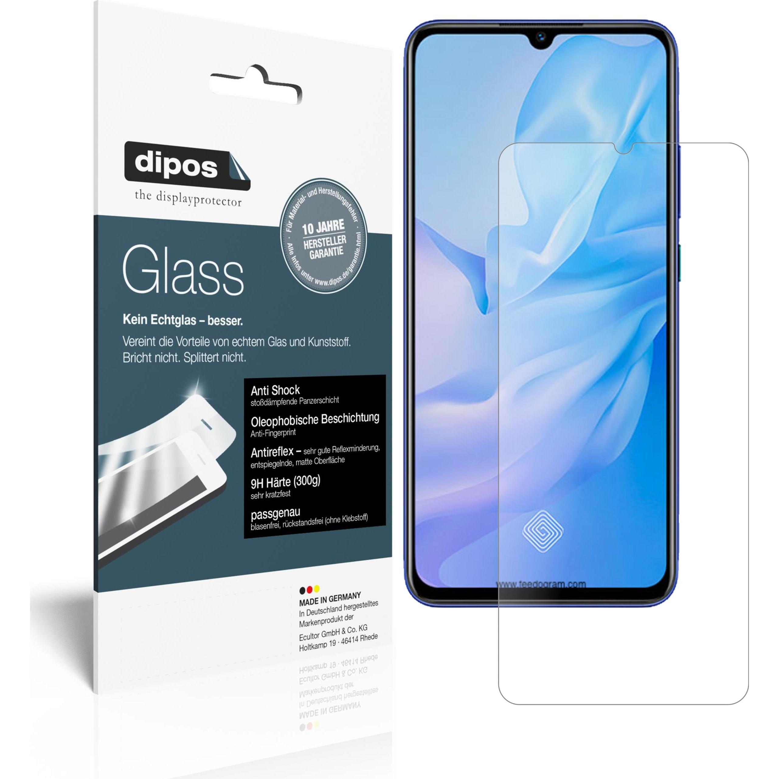 Dipos Displayschutz Anti-Shock (2 Stück, Vivo Y51 (2020)), Smartphone Schutzfolie, Transparent