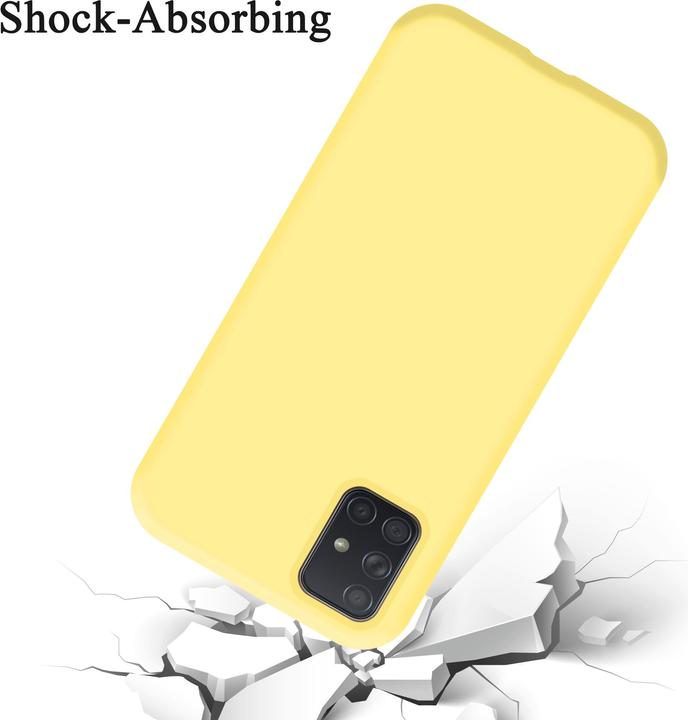 Immagine prodotto Cadorabo Copertura della cassa del silicone liquido TPU (Samsung Galaxy A71)