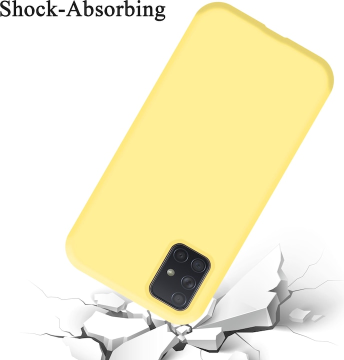 Produktbild Cadorabo TPU Liquid Silicone Case Cover (Samsung Galaxy A71)