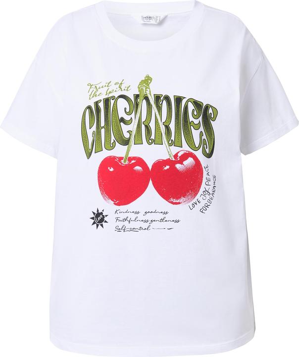 Produktbild Angel of Style T-Shirt, Boxy Fit, Kirschen-Motiv (54)
