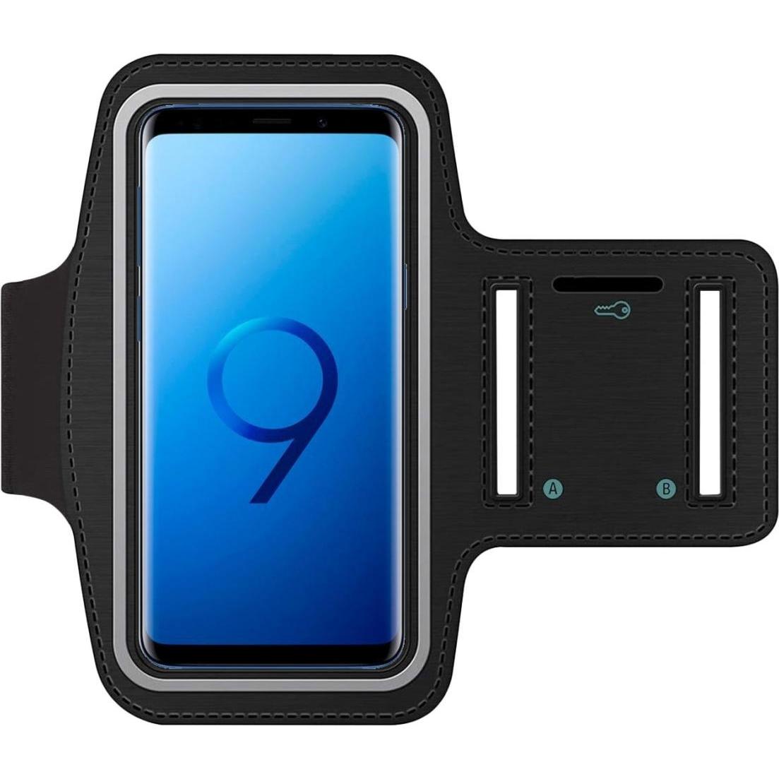 SmartFitness Samsung Galaxy S9 Handy Sport Armband, Smartphone Sportarmband, Schwarz