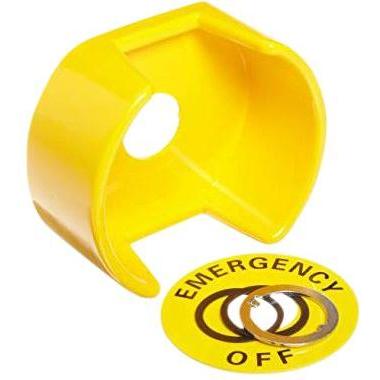 Omron Industrial Automation Shroud with Emergency Off legend plate (A22Z-EG1)