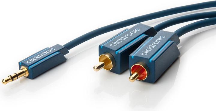 Immagine prodotto Goobay Cavo adattatore MP3 Clicktronic (5 m, Connettore da 3,5 mm (AUX), Cinch)