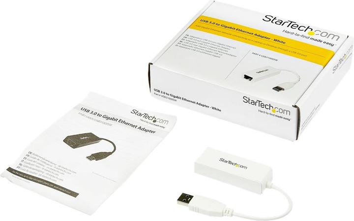 Image du produit StarTech Adaptateur LAN USB 3.0 vers Gigabit Ethernet (USB 3.0, RJ45 (1x))