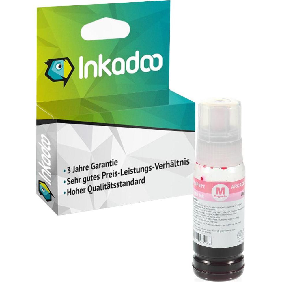 Inkadoo, Druckerpatrone, Kompatibel Tinte für Canon 4546C001 / GI-51 Tintenpatrone (M)