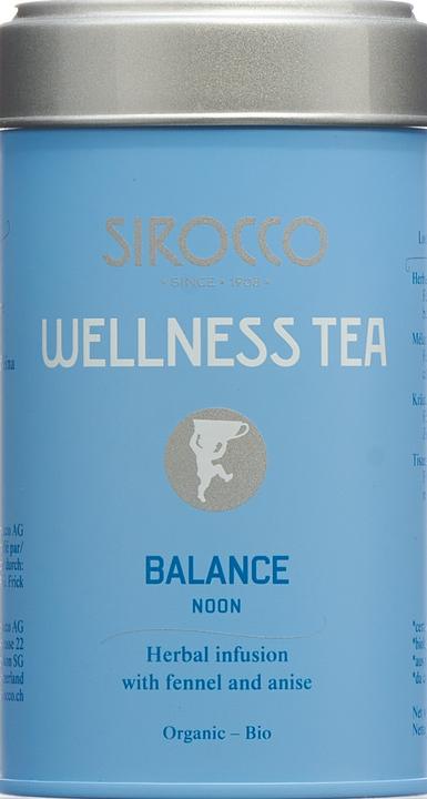 Immagine prodotto Sirocco Lattina di tè Medio Benessere Tea Balance Ds 120 g (120 g)
