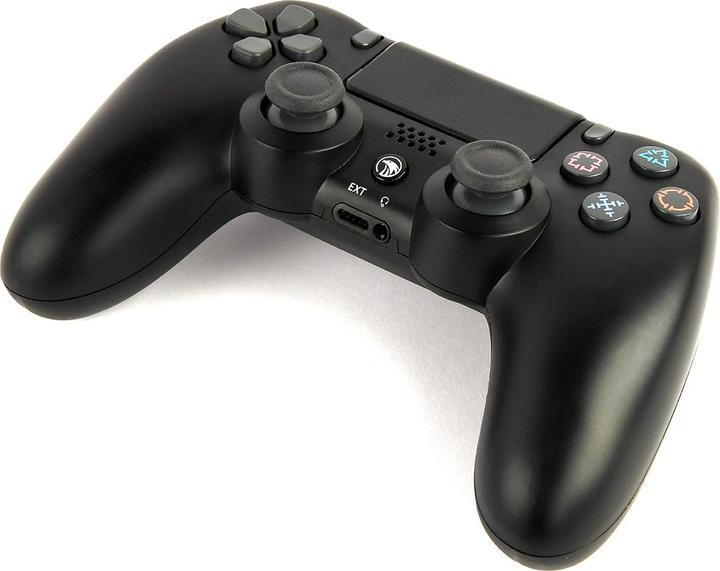 Gembird Contrôleur de jeu sans fil JPD-PS4BT-02 pour PlayStation 4 ou PC, noir (PS4)