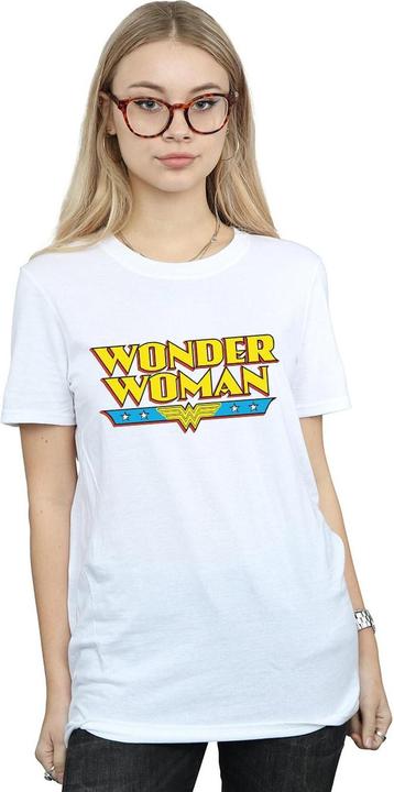 Image du produit - T-shirt WONDER WOMAN TEXT LOGO - Femme (L)