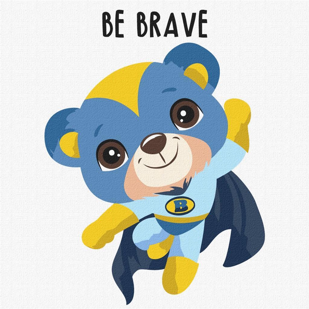 Ideyka Malen nach Zahlen - Tapferer Bär (56585814)