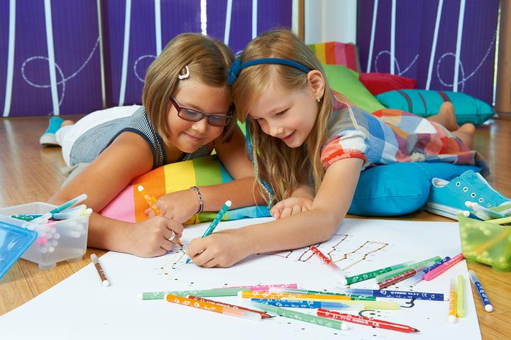 Immagine prodotto STABILO Penne in fibra Trio A-z (Multicolore, 30 x)