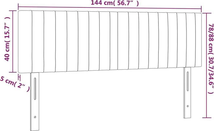 Immagine prodotto vidaXL Aldridge (144 x 5 x 88 cm)