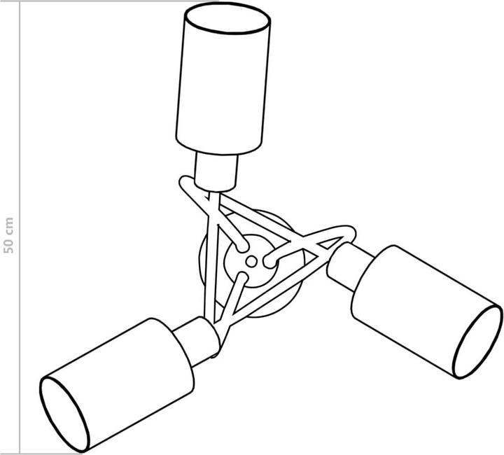 Produktbild vidaXL Deckenleuchte (E14)