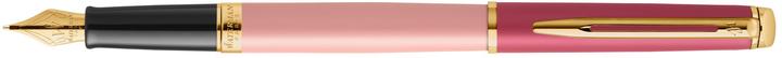 Waterman Stylo plume Hemisphere Colour Blocking Pink C.C. M bleu Boîte cadeau (Pink, Or, 1 x)