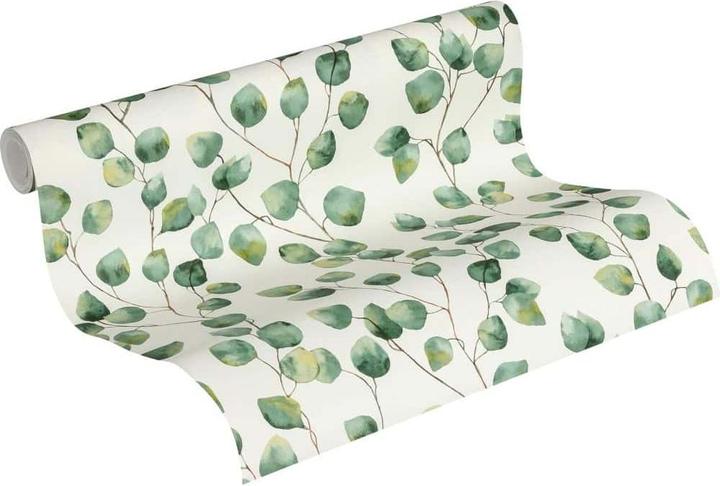 A.S. Création Greenery mit Blätter Motiv (53 x 1005 cm)