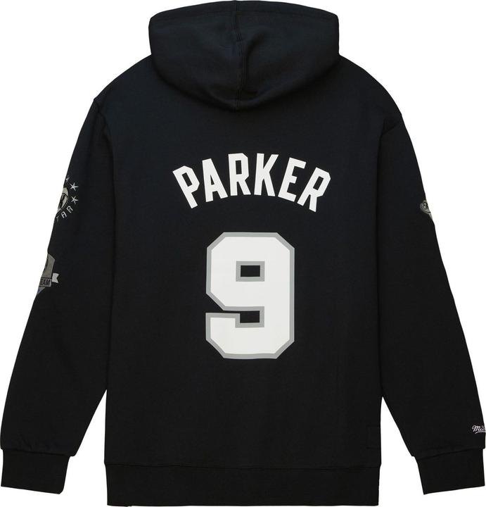 Produktbild Mitchell & Ness Tony Parker San Antonio Spurs HALL OF FAME Hoody - S (S)