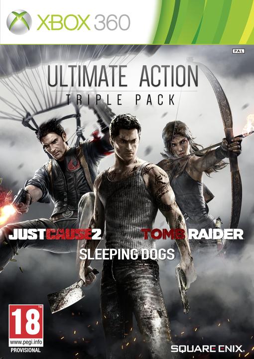 Actual product image Square Enix Just Cause 2, Sleeping Dogs & Tomb Raider Bundle (Xbox 360, EN)