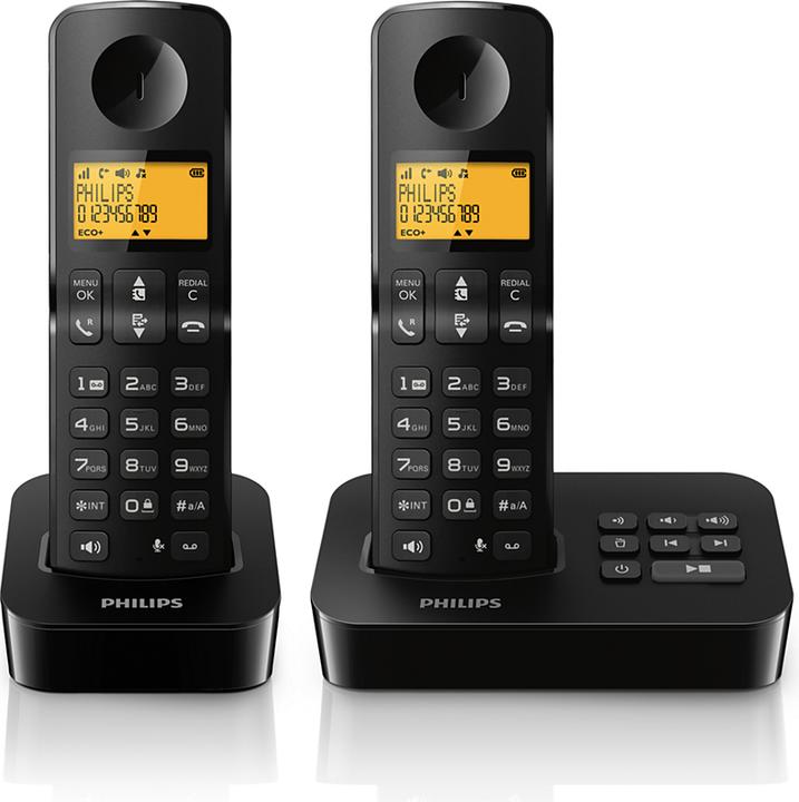 Image du produit Philips D2652B/01 Téléphone sans fil avec répondeur