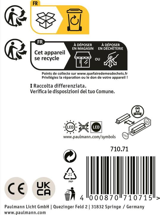 Produktbild Paulmann PAUL LED-Deckenleuchte (460 lm)