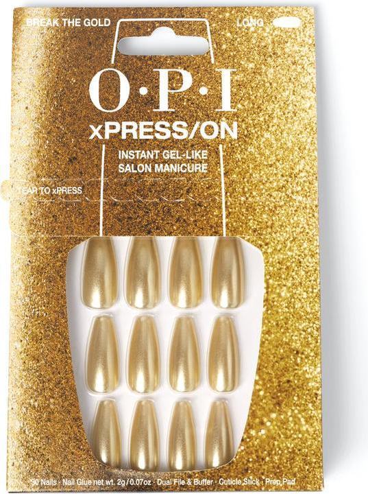 Actual product image OPI Xpress (Artificial nails, Gold)