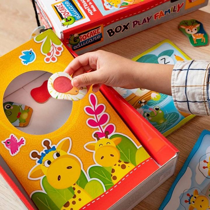 Productafbeelding Lisciani Lisicani Montessori Babydoos - Dierenfamilies (Frans)