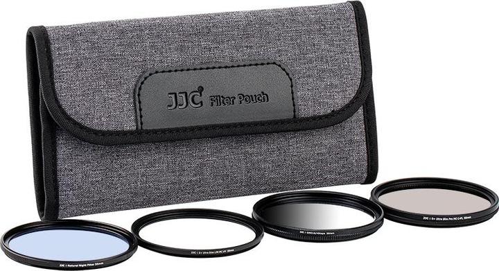 Produktbild JJC FP K4S Grey Filter Pouch holds 4 filters up to 58mm (58 mm)