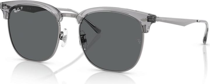 Dunkelgrau Polar, Grau transparent auf Gunmetal