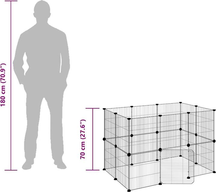 Produktbild vidaXL Haustierkäfig