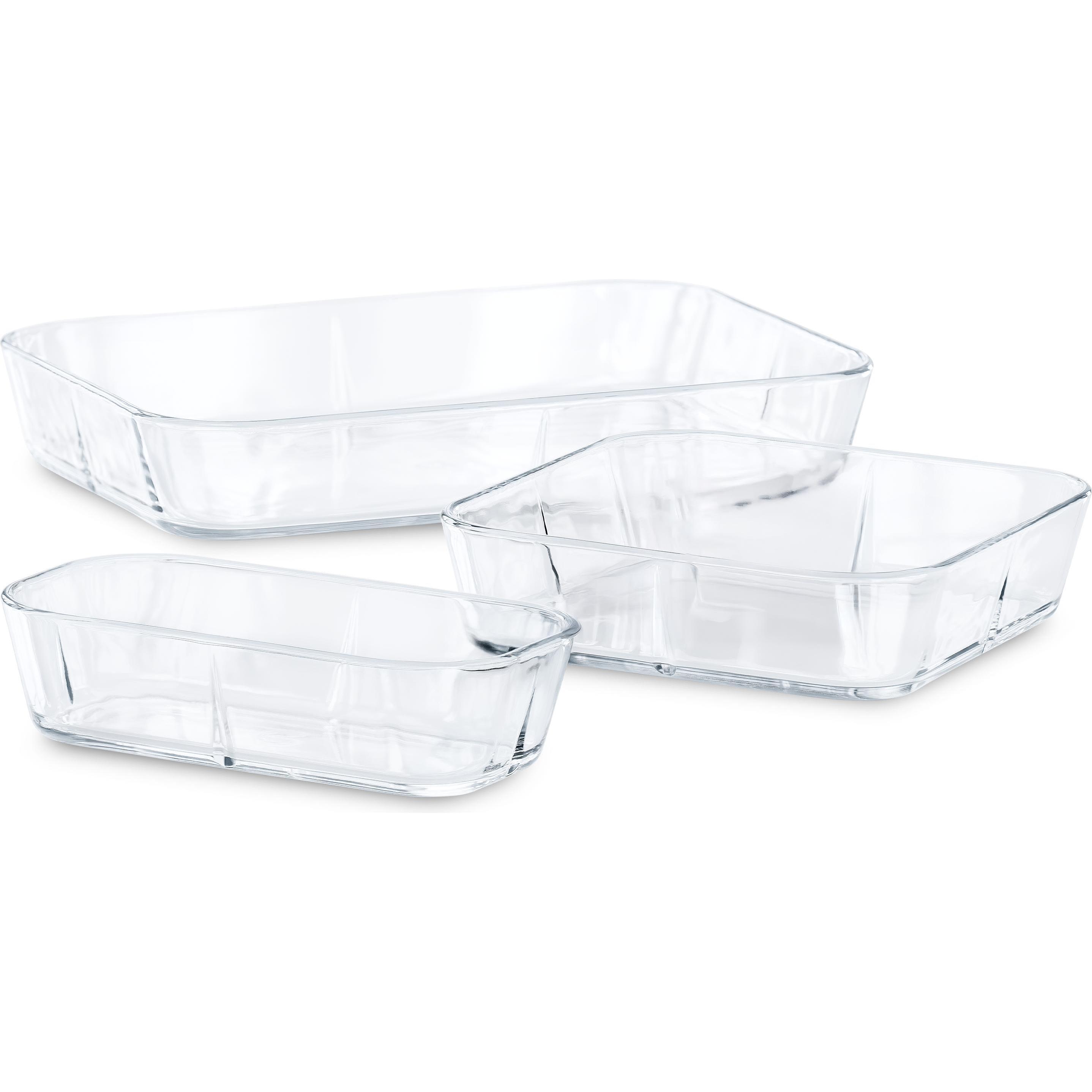 Rosendahl Casseruola Grand Cru (set di 3), Pirofila per sformati, Trasparente