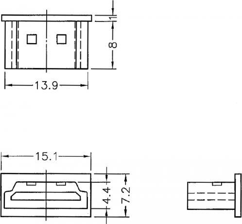 Produktbild Delock Staubschutz für HDMI A Buchse ohne Griff 10 Stück transparent