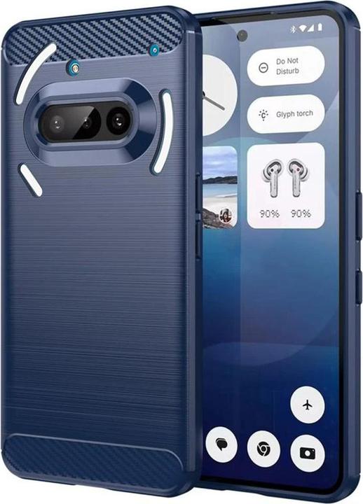 Immagine prodotto Techsuit - Carbon Silicone - Nothing Phone (3a) - Blue (Niente Telefono (3a))