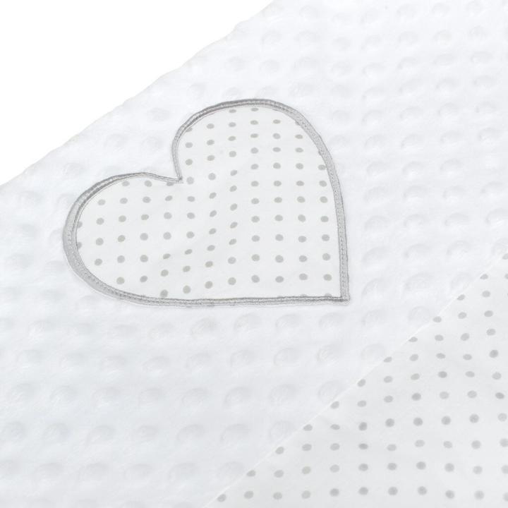 Actual product image New Baby Luxuriöser Nistkasten mit Polsterung und Bettdecke Srdicko weiss