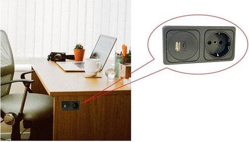 Produktbild Inprojal Elektrosysteme 9016-118.81 Einbau-Steckdose mit USB-C®, mit USB-Ladeausgang, Power Deliver