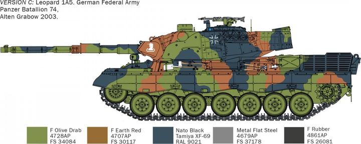 Produktbild 1:35 KPz Leopard 1A5 WA