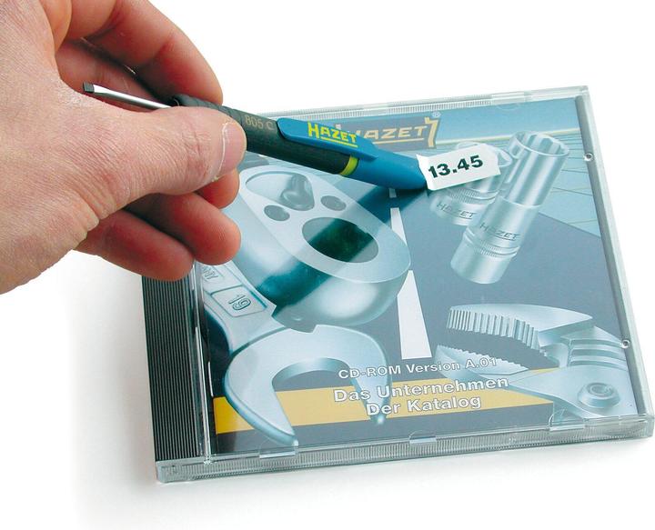 Produktbild HAZET Clip-Schraubendreher 805C-25 ∙ Schlitz Profil ∙ 0.4 x 2.5 mm (Schlitz)