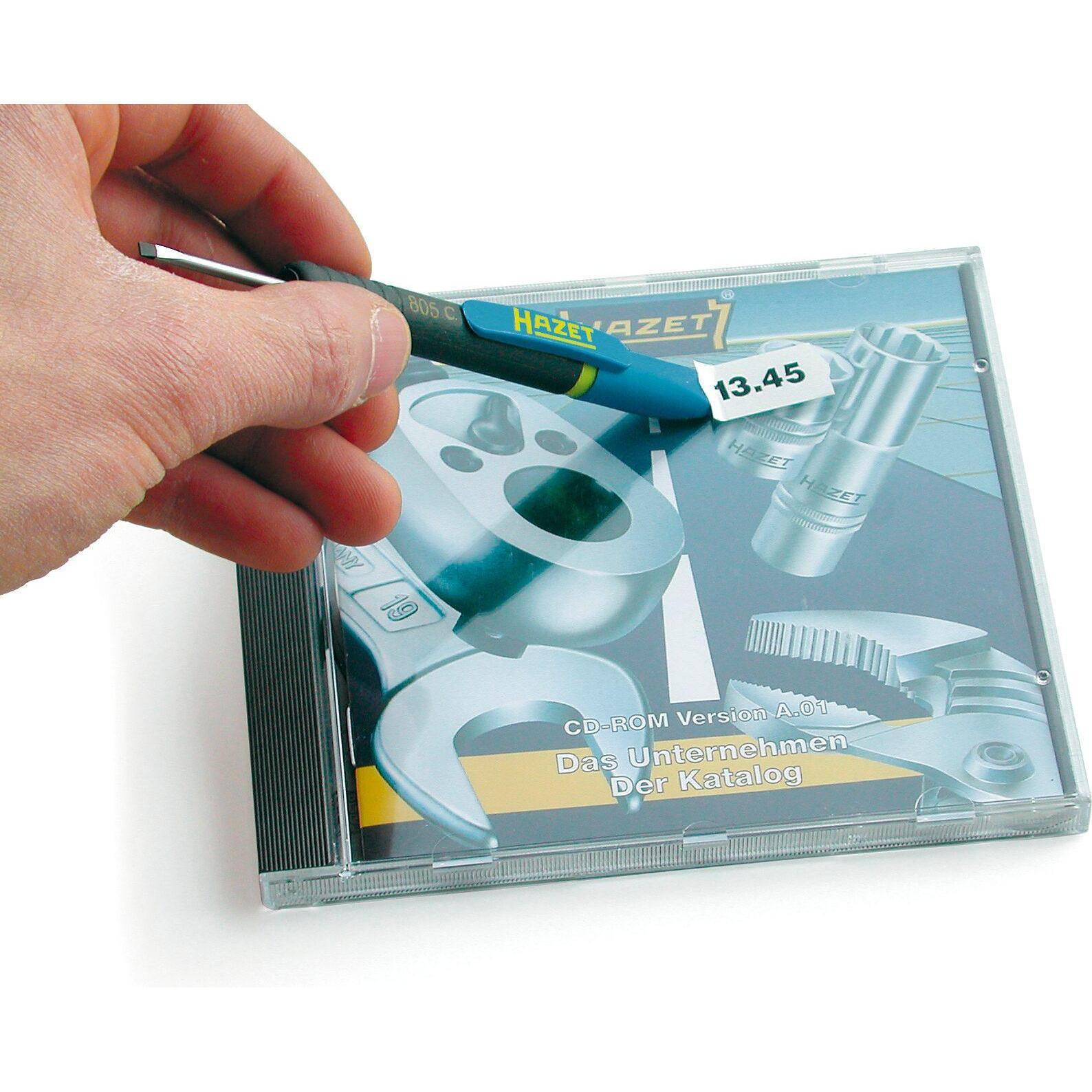 Thumbnail - HAZET, Schraubenzieher, Clip-Schraubendreher 805C-25 ∙ Schlitz Profil ∙ 0.4 x 2.5 mm (Schlitz)