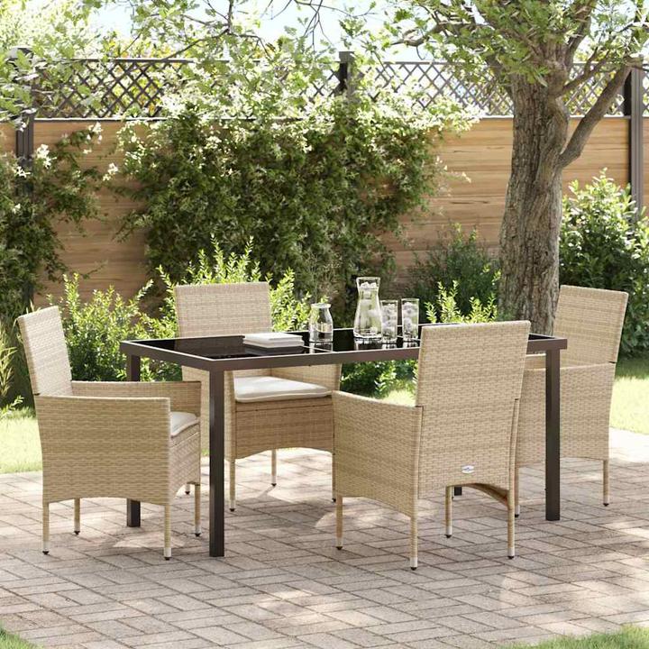 Produktbild vidaXL Garten Essgruppe (160 x 80 x 73 cm)