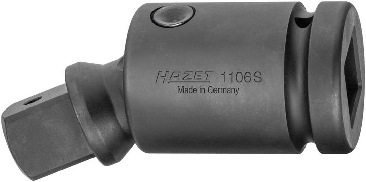 HAZET Impact ball joint 1106S ∙ Square, hollow 25 mm (1 inch) ∙ Square, solid 25 mm (1 inch)