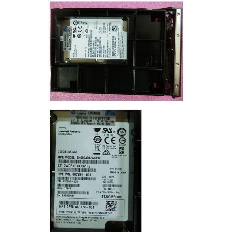 HPE HD 300GB 12G 15K LFF SAS ENT (0.30 TB, 3.5"), Festplatte