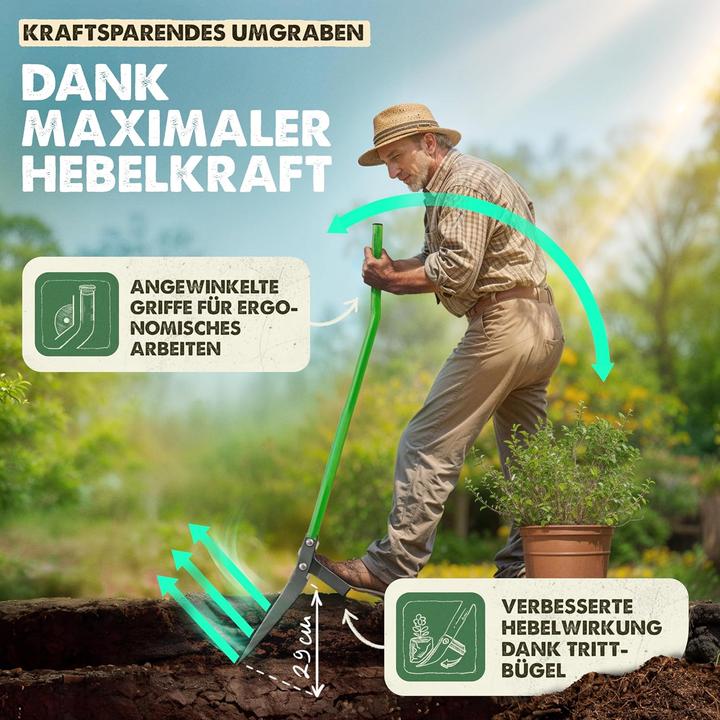 Actual product image Garlingo Grabegabel mit Trittbügel (50cm)