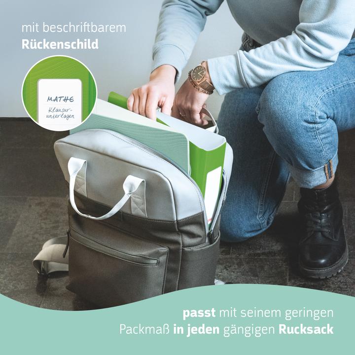 Produktbild Brunnen WAVE Ordner kiwi Kunststoff 7,0 cm DIN A4 (A4, 70 mm, 1 Stk.)