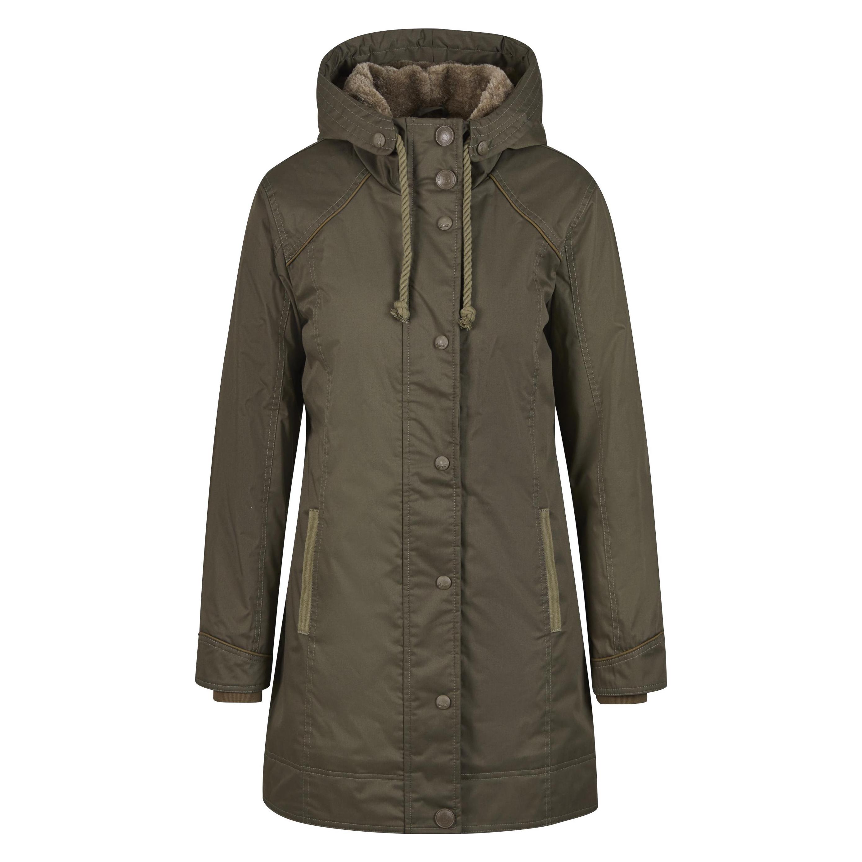 Brandit, Damen, Winterjacken, Women Savannah Winterparka - 174615, Grün, (L)