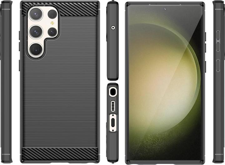Immagine prodotto Screenguard Samsung Galaxy S23 Ultra Hull Carbon Brushed Soft TPU (Samsung Galaxy S23 Ultra)